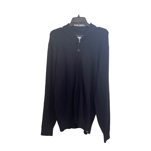 BRAX JOSHUA Full Zip Sweater in navy blue - Picture 7 of 14